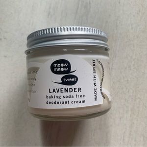 NIB Meow Meow Tweet Deodorant Cream - Lavender